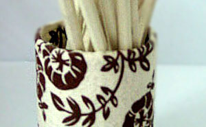 slim vase felt genie design with silkscreen